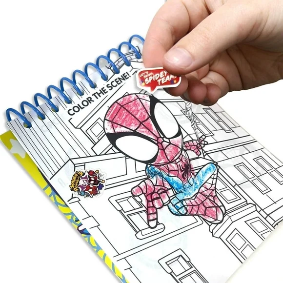 My Own Creativity Set with Spiderman Carrying Case, Kids Ages 3+ - Picture 5 of 7